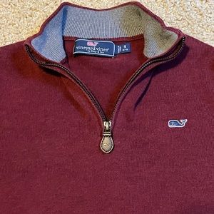 Vineyard Vines Boys Quarter Zip Pullover Sweater
